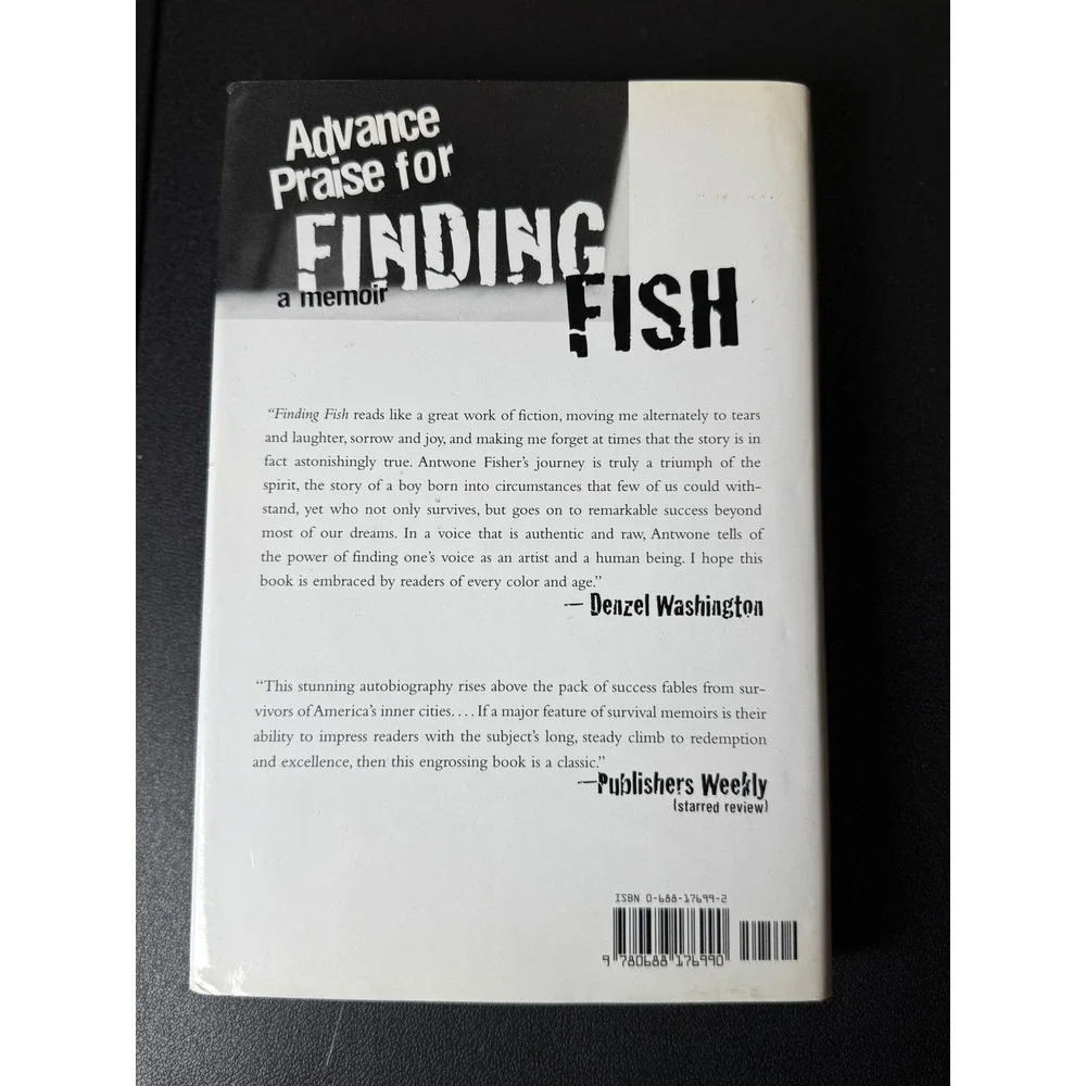 Finding Fish A Memoir Antwone Quenton Fisher‎ Hardcover 0688176992 2001
